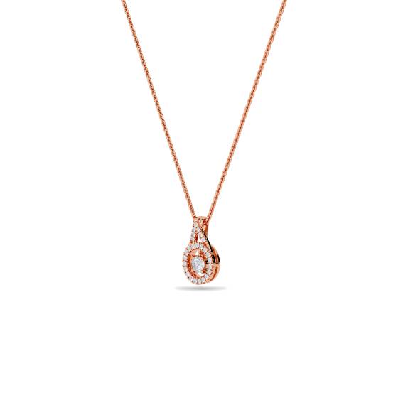 Stylish Round Diamond Designer Pendant