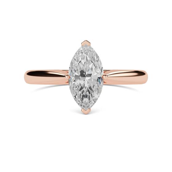 Classic Marquise Diamond Engagement Ring

