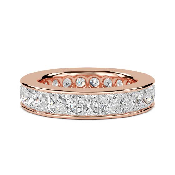 4.50ct Princess Diamond Full Eternity Ring