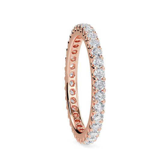 2.5mm Elegant Round Diamond Full Eternity Ring