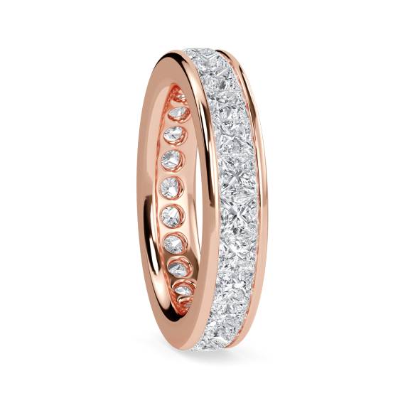 2.50ct Elegant Princess Diamond Full Eternity Ring