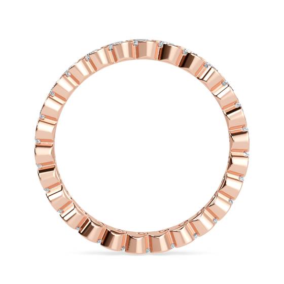 1.00ct Round Diamond Bezel Set Full Eternity Ring