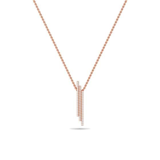 Elegant Round Diamond Cluster Pendant