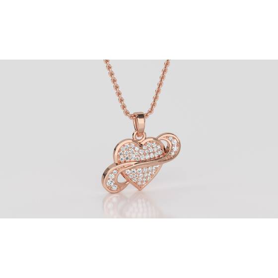 Diamond Heart Pendant
