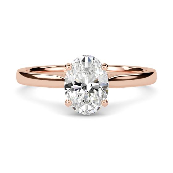 Oval Diamond Engagement Ring