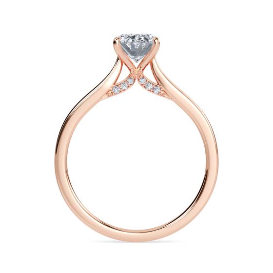 Oval Diamond Engagement Ring