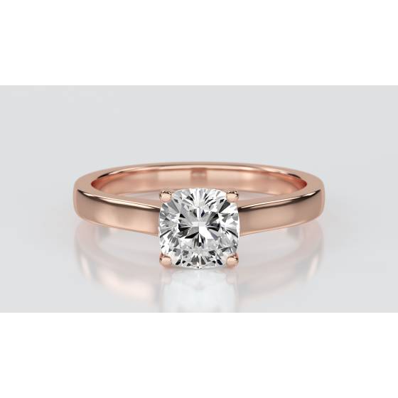 Cushion Diamond Engagement Ring