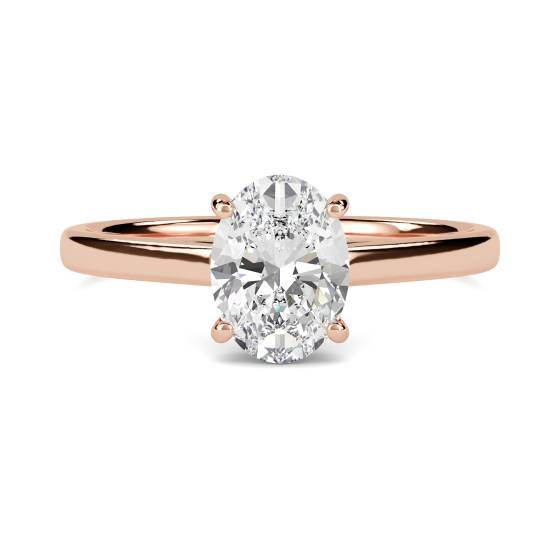 Oval Diamond Engagement Ring