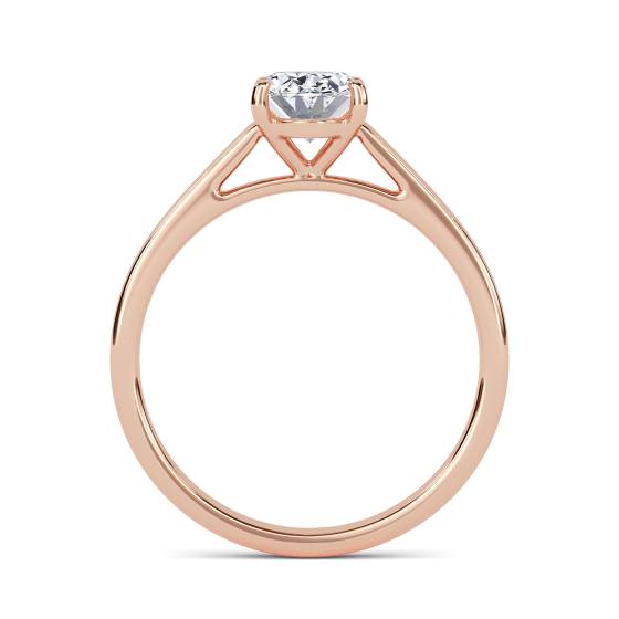 Oval Diamond Engagement Ring