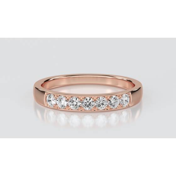 0.35ct Elegant Round Diamond Eternity Ring