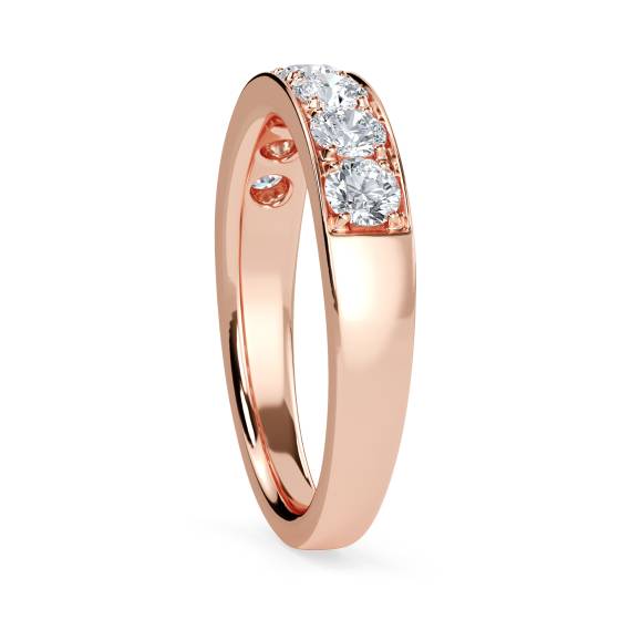 0.75ct Elegant Round Diamond Eternity Ring