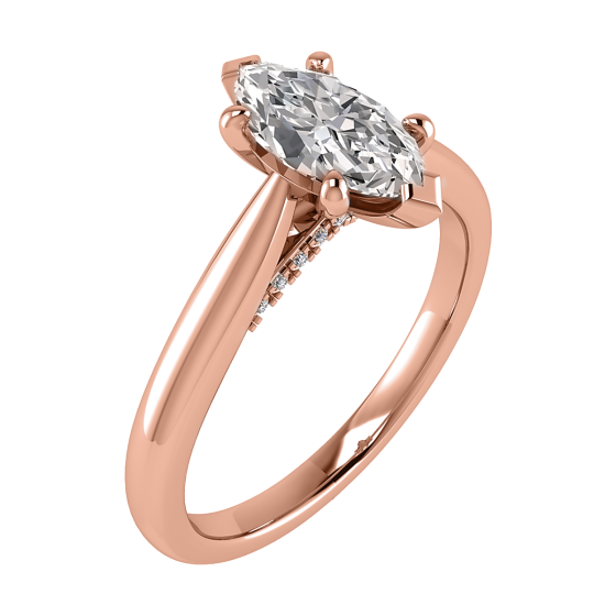 Marquise Diamond Engagement Ring