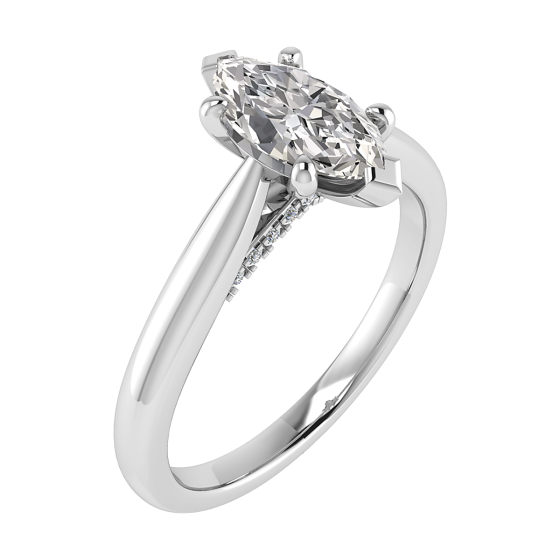 Marquise Diamond Engagement Ring