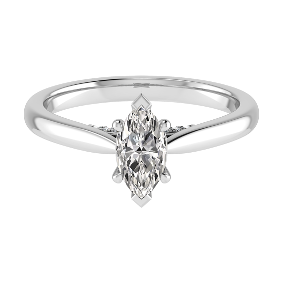 Marquise Diamond Engagement Ring