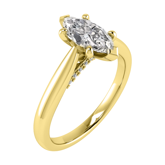 Marquise Diamond Engagement Ring