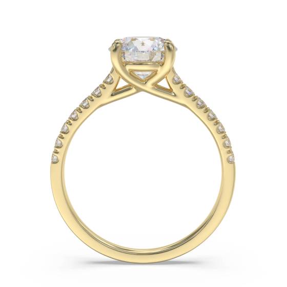 Shoulder Set Diamond Engagement Ring
