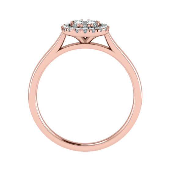 0.25ct VS/G-H Round Diamond Set Cluster Ring
