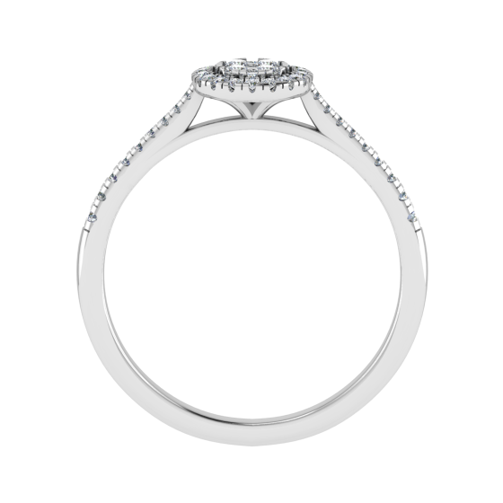 0.20ct VS/G-H Round Diamond Set Cluster Ring