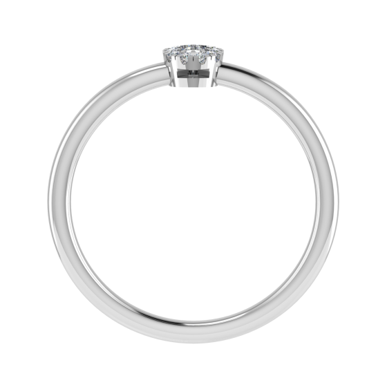 0.05ct VS/G-H Round Diamond Set Cluster Ring
