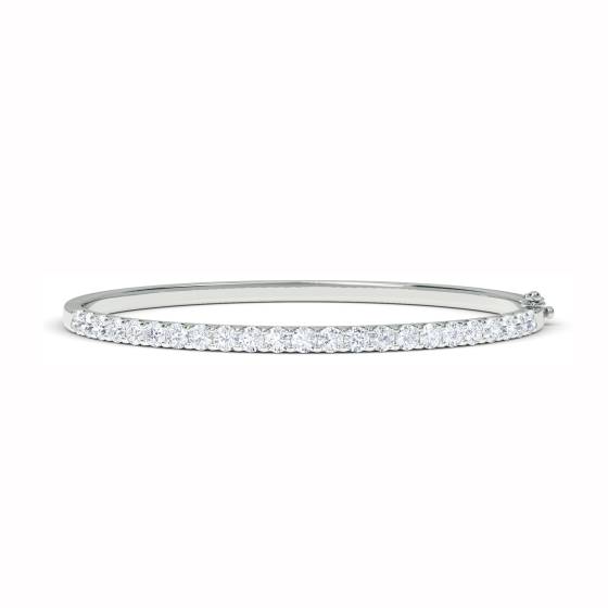 2.00ct VS/E-F Elegant Round Diamond Set Bangle