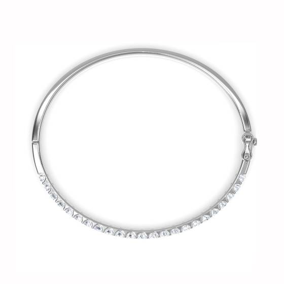 2.00ct VS/E-F Elegant Round Diamond Set Bangle