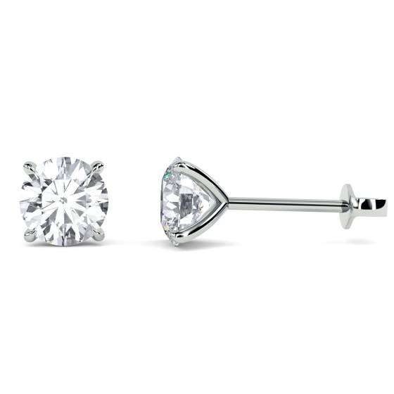 Classic Round Diamond Designer Earrings