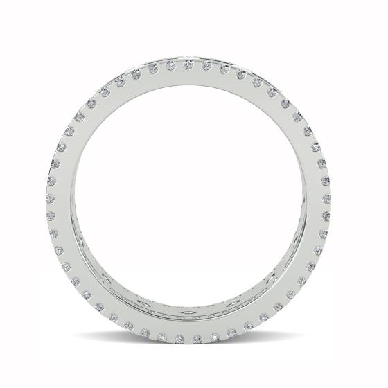 2.20ct 3 Row Diamond Full Eternity and Dress Ring