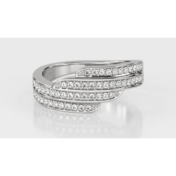 7.5mm Designer Cluster Dress Ring