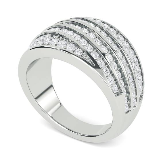 11mm Designer Cluster Dress Ring