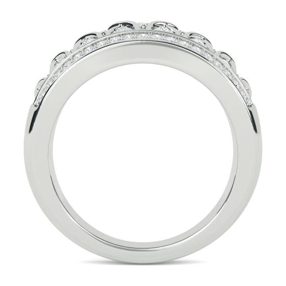 12.5mm Designer Cluster Dress Ring