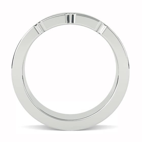 8mm Mens Princess Diamond Ring