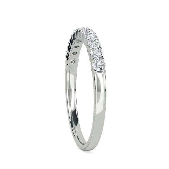 2.5mm Elegant Round Diamond Eternity Ring