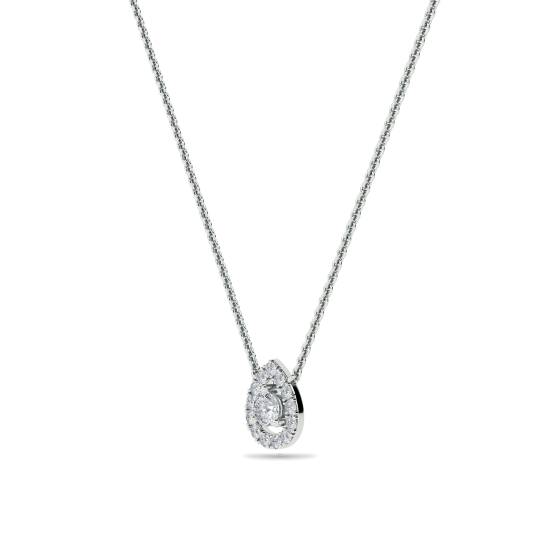0.30ct Cluster Round Diamond Designer Pendant