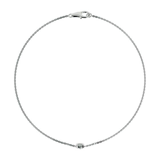 0.25ct Classic Round Diamond Chain Bracelet