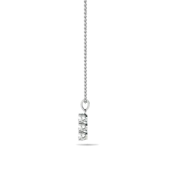 Elegant Round Diamond Trilogy Pendant