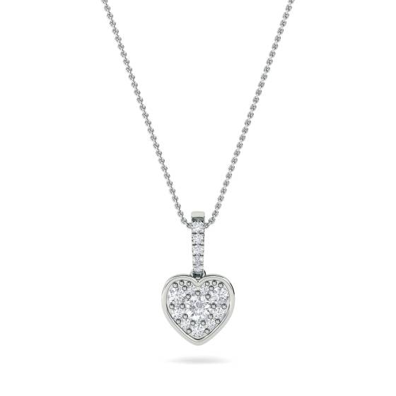 Cluster Round Diamond Designer Pendant