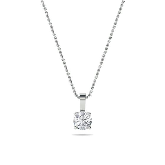 Round Diamond Pendant