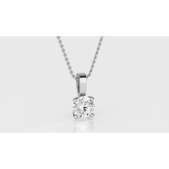 Round Diamond Pendant