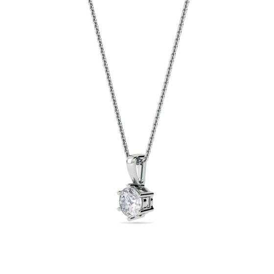 Round Diamond Pendant