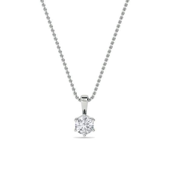 0.15 SI/G-H Round Diamond Pendant