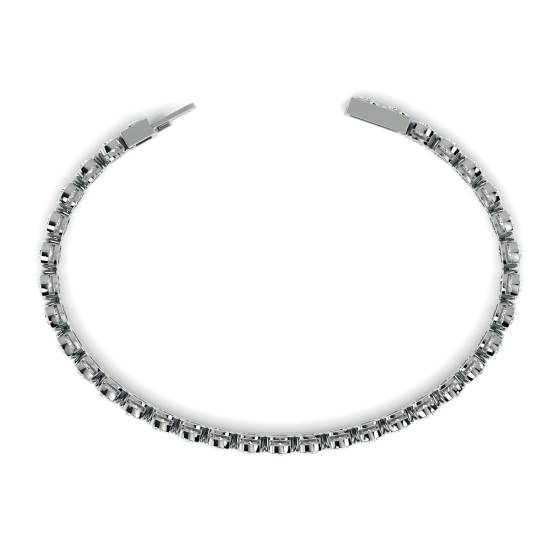 Unique Round Diamond Bezel Set Tennis Bracelet