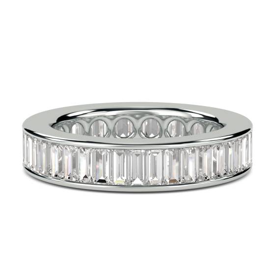 2.50ct Classic Baguette Diamond Full Eternity Ring