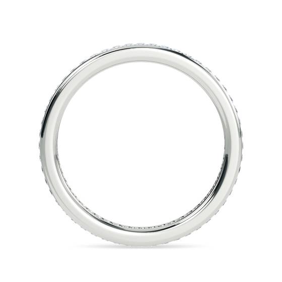 0.50ct VS/E-F Princess Natural Diamond Eternity Ring