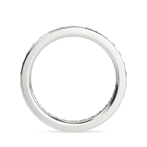 0.75ct VS/E-F Round Natural Diamond Eternity Ring