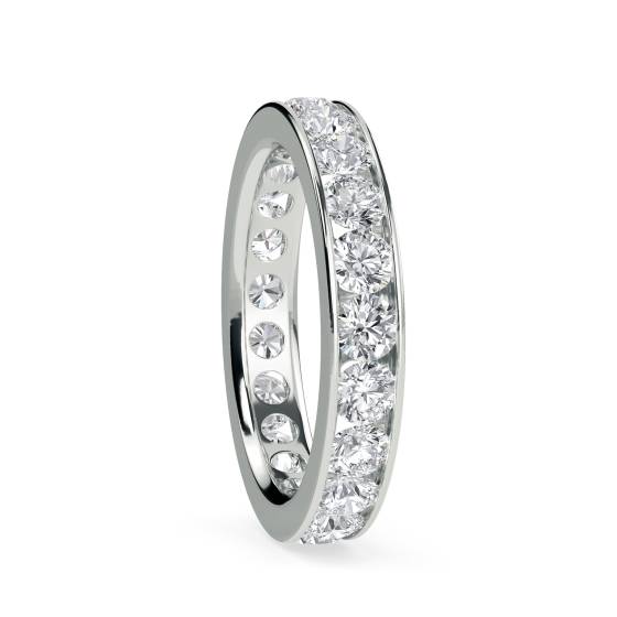 1.50ct Elegant Round Diamond Full Eternity Ring