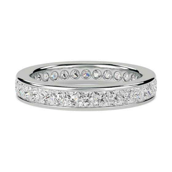 1.25ct Elegant Princess Diamond Full Eternity Ring