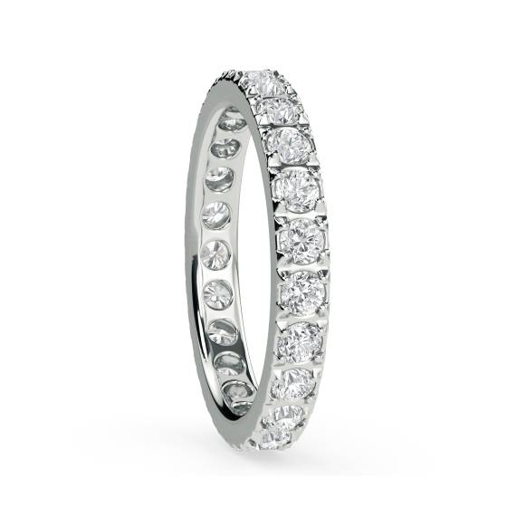 1.25ct Elegant Round Diamond Full Eternity Ring
