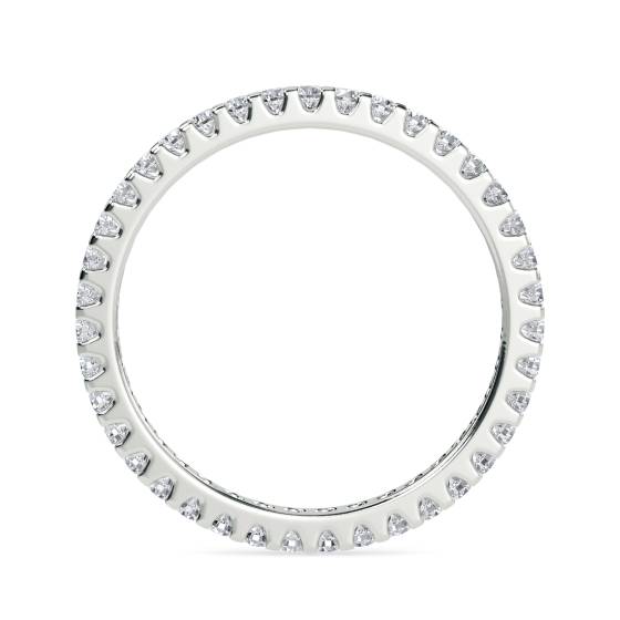 2mm Elegant Round Diamond Full Eternity Ring