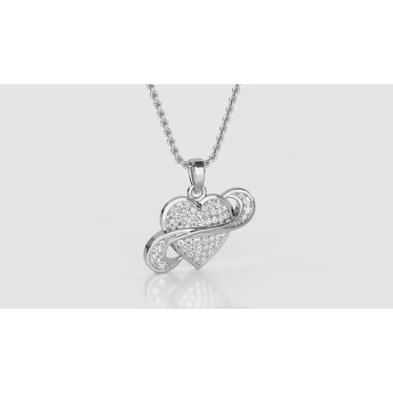 Diamond Heart Pendant