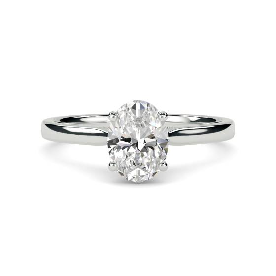 Oval Diamond Engagement Ring